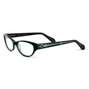Sama NIKKI Black Teal Eyeglasses 52mm